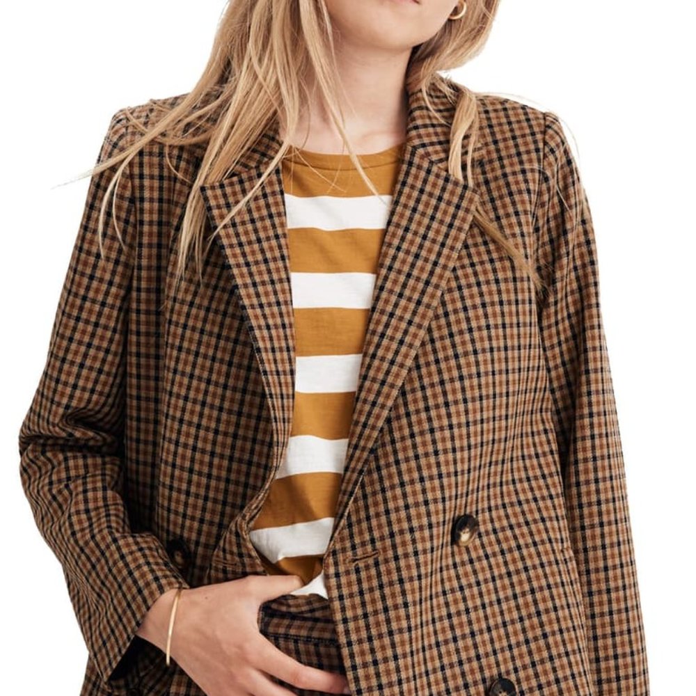 Madewell Caldwell Double-Breasted Blazer